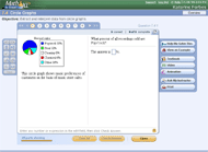 Click to enlarge MathXL Player screen